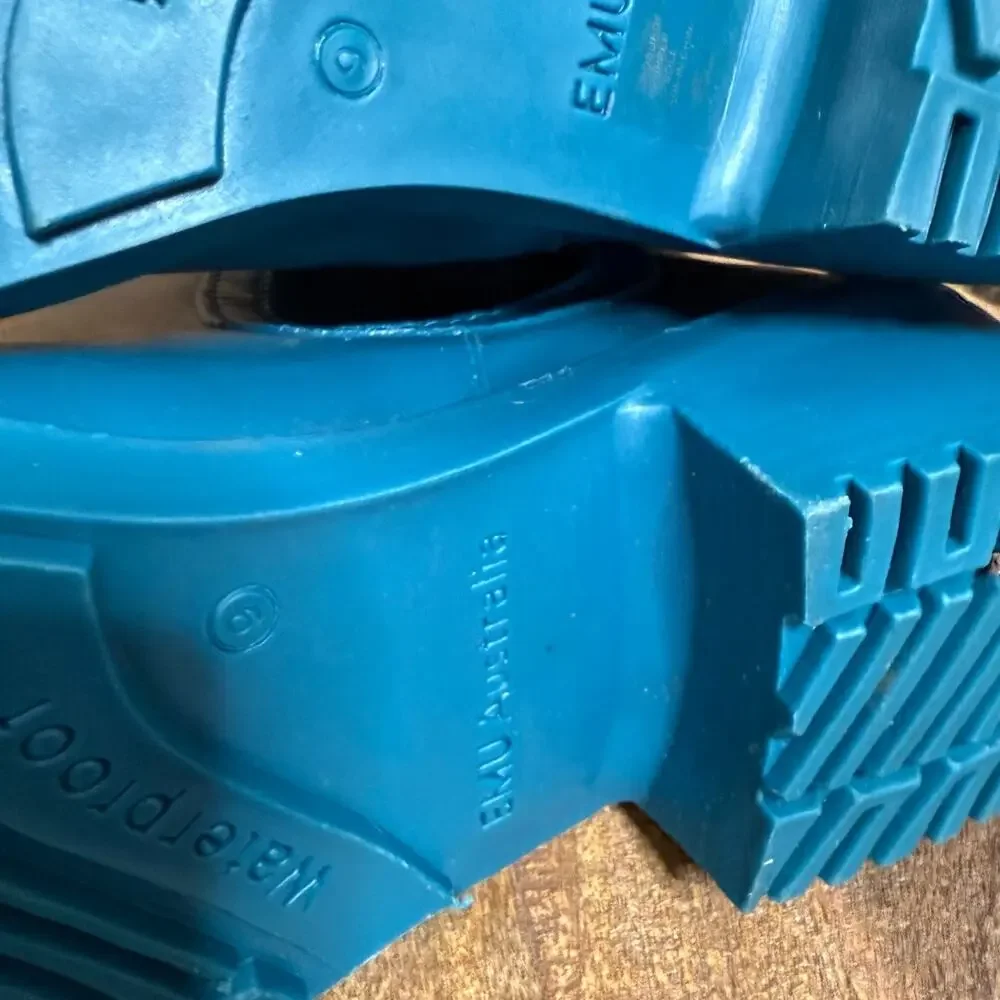 Emu smooth leather